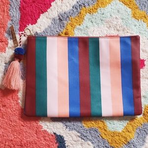 Madewell large tassel zip pouch